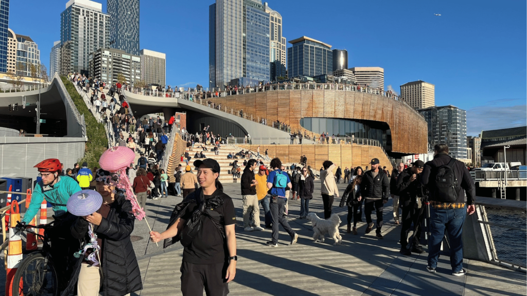 people-walking-waterfront-park